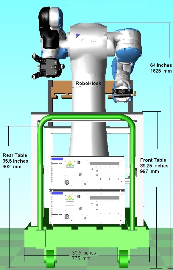 RoboKiosk Front Simulation